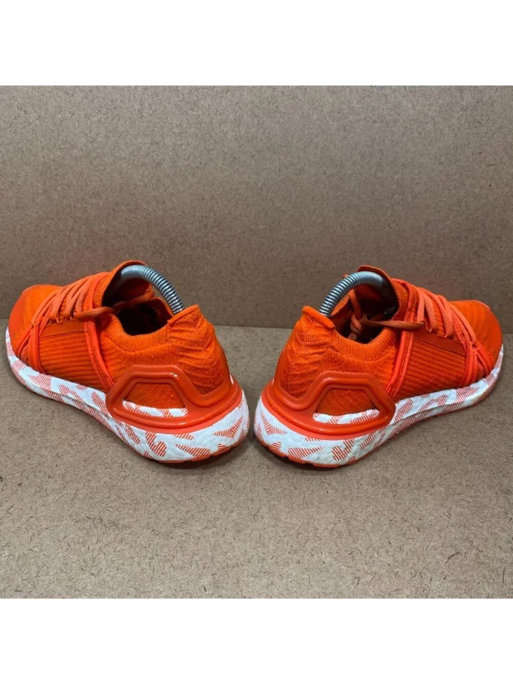 Adidas Stella McCartney Womens Ultraboost 20 Orange Running Shoes Size 8.5
